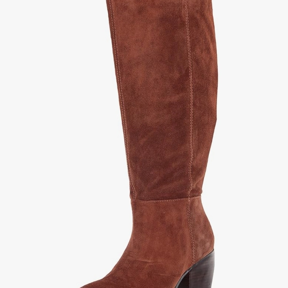 Naturalizer womens Fae High Shaft Saddle Tan Wide Calf Woman's Size 6.5 - Picture 8 of 8